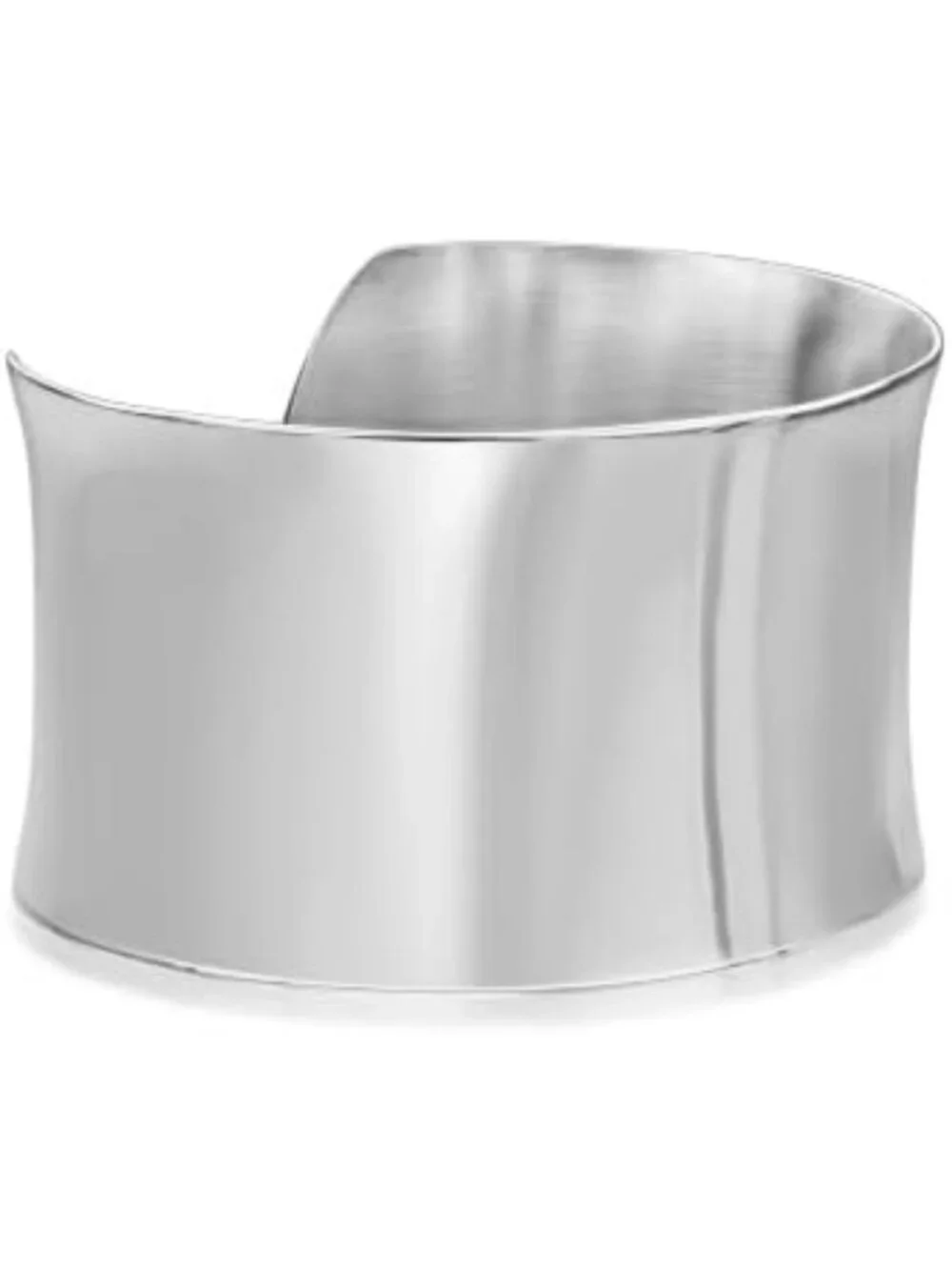 Stylish 7-Inch Wide Open Cuff Bangle Bracelet for Women - Stainless Steel